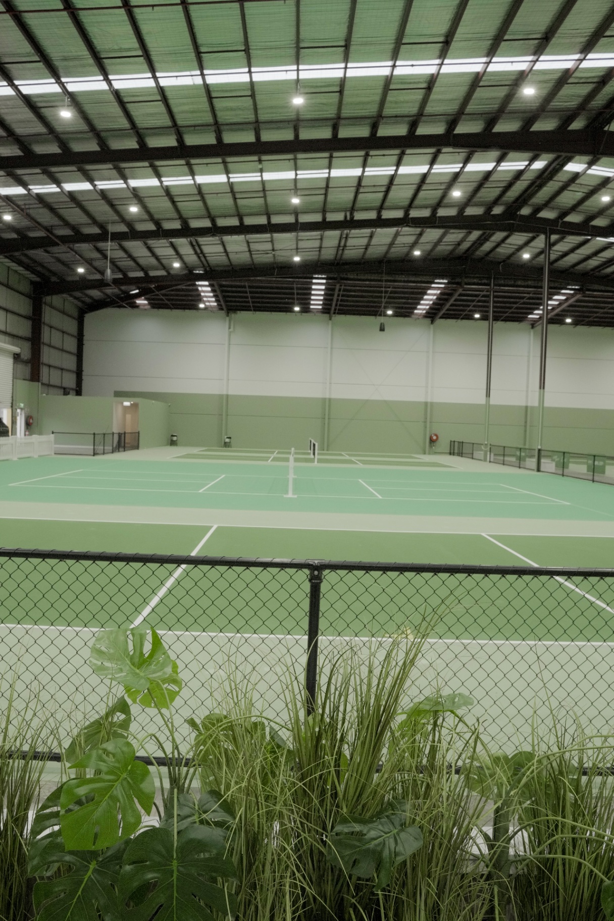 Interior of The Jar, Maidstone — main indoor pickleball court space in natural light