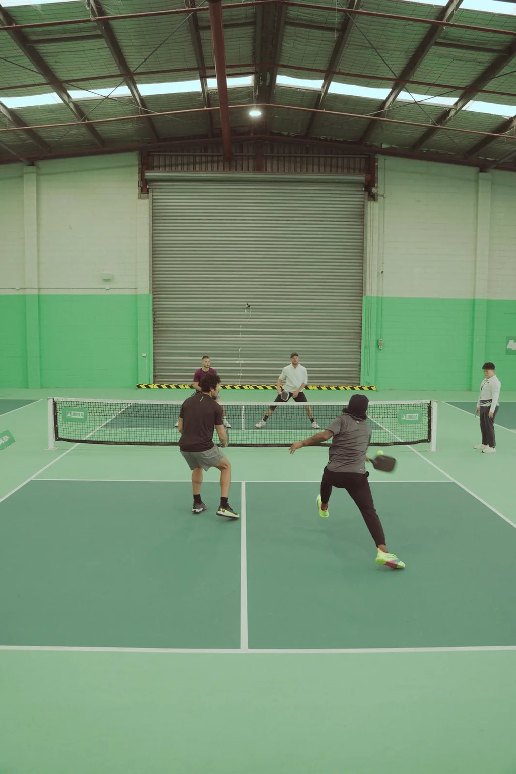Four players competing in a round robin match at The Jar South Melbourne