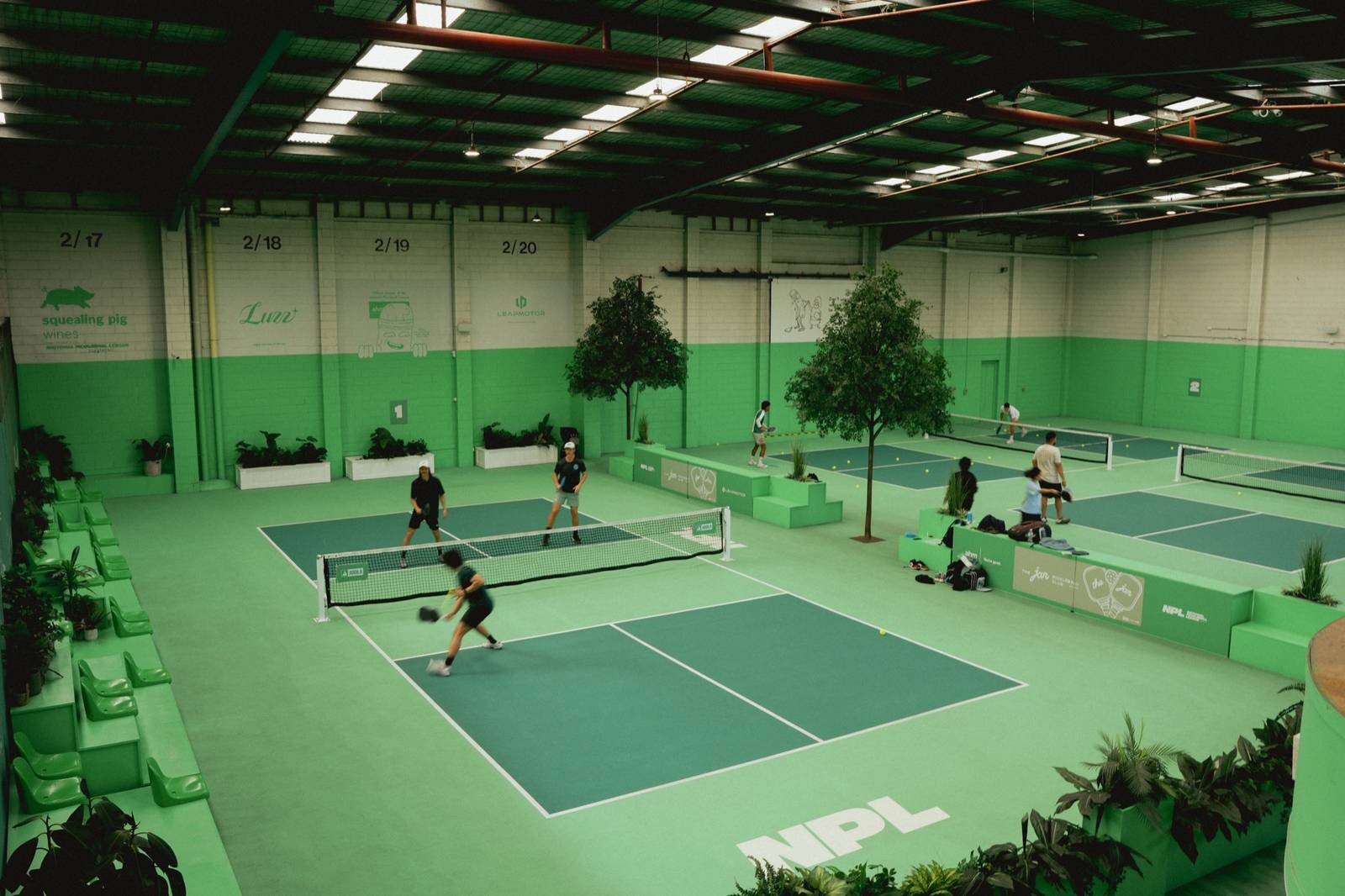 The courts at The Jar South Melbourne