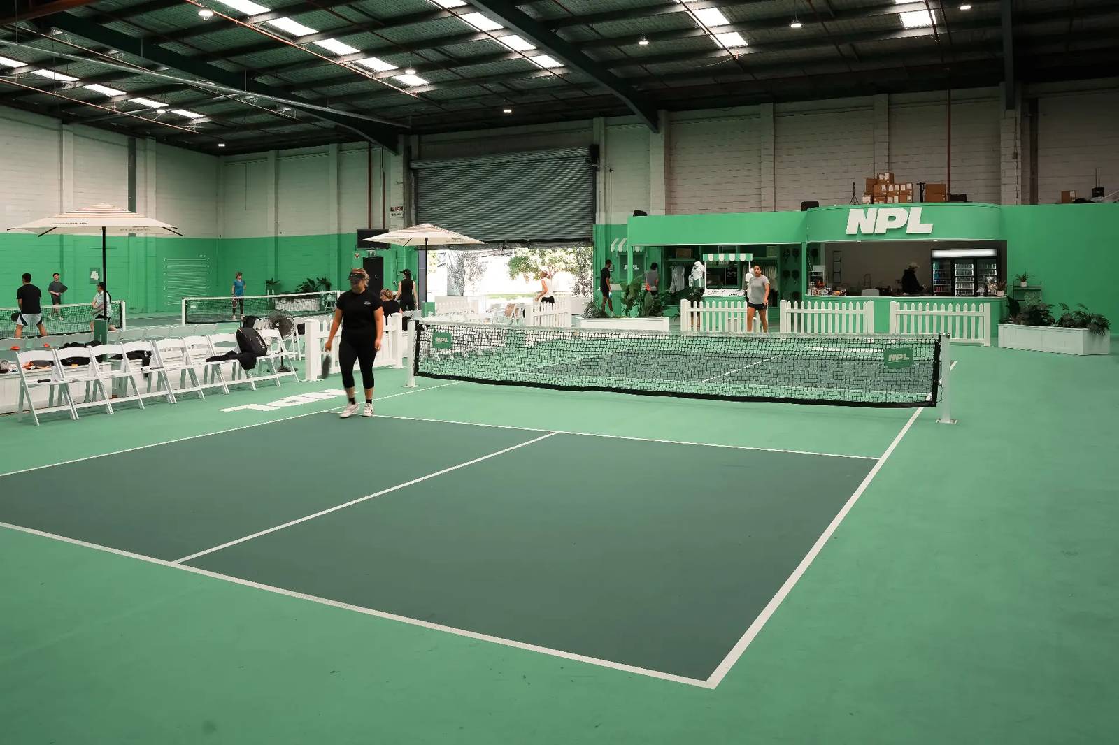 The Jar, South Melbourne — indoor pickleball courts in iconic NPL green
