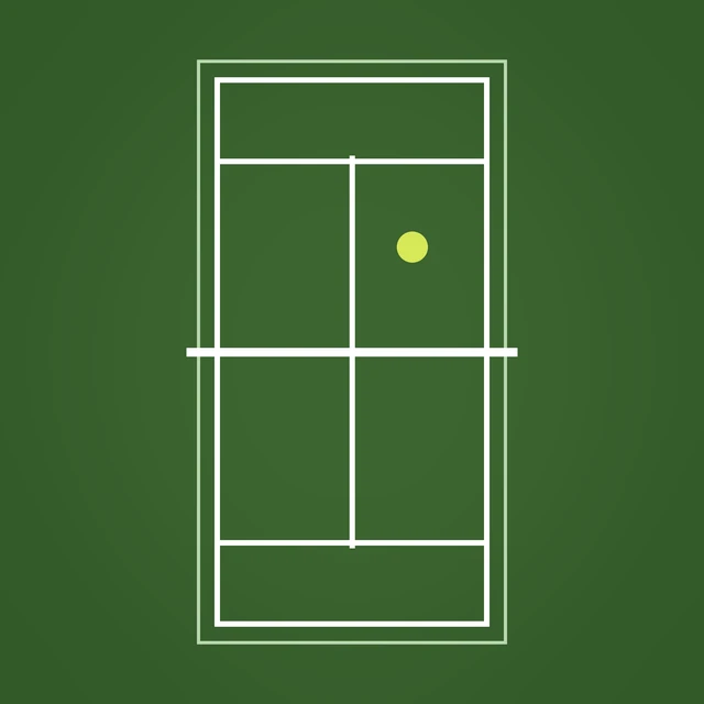 Illustration of a padel court