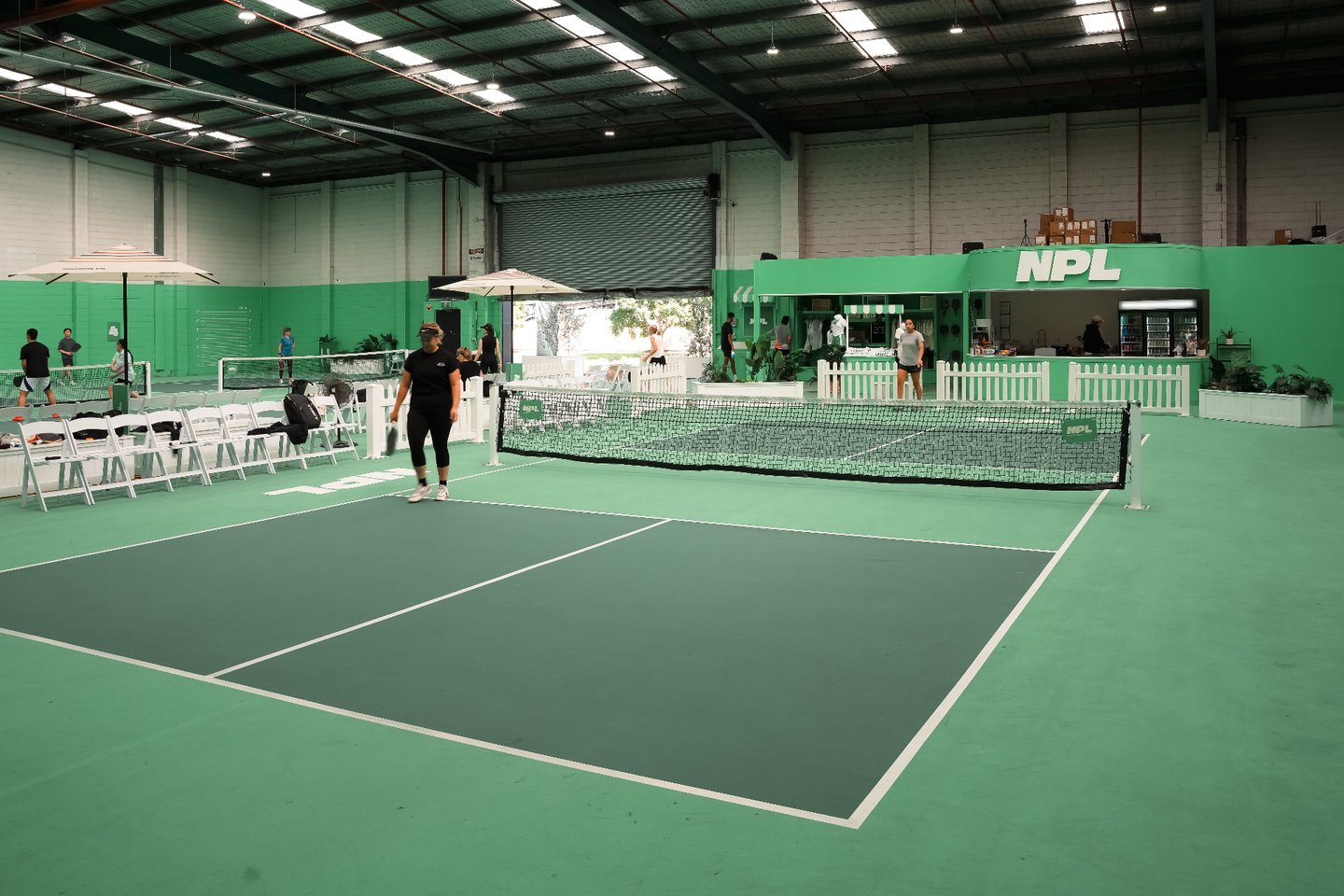 The Jar, South Melbourne — indoor pickleball courts in iconic NPL green