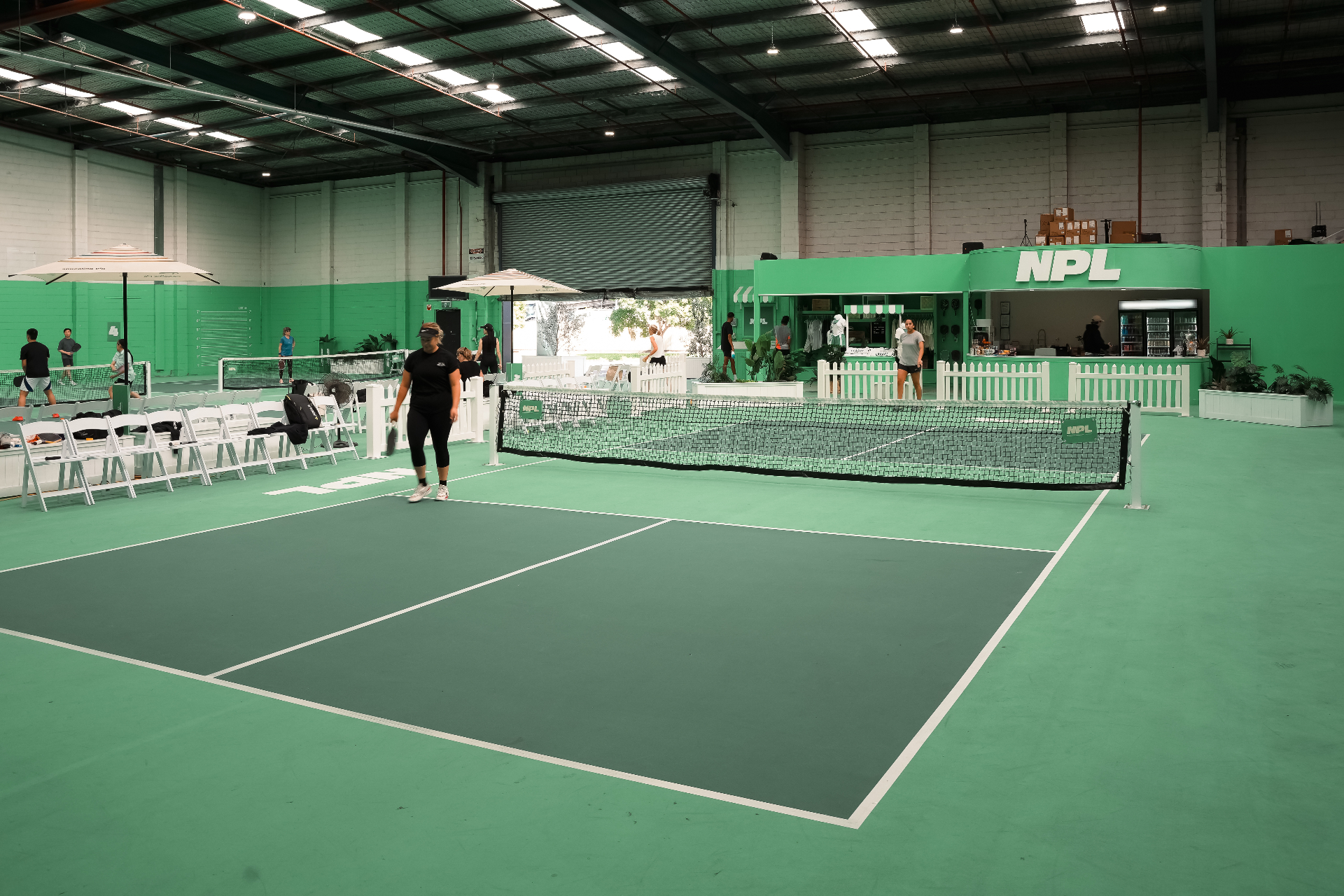 The Jar, South Melbourne — indoor pickleball courts in iconic NPL green